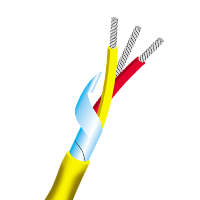 PFA Insulated Twisted Pair with Screen (250°C)