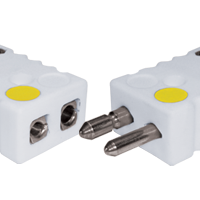 High Temperature Standard Ceramic Thermocouple Connectors (650°C)