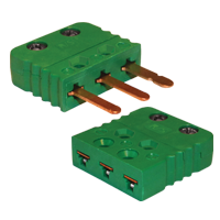 Miniature 3 Pin Thermocouple Connectors (rated to 220ºC)
