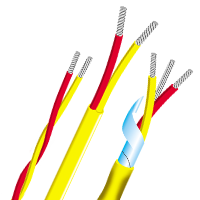 PFA, PTFE and FEP Insulated Thermocouple Cables (250°C)