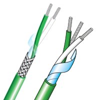 Silicone Rubber Insulated Thermocouple Cables