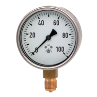 100mm Low Pressure Capsule Gauge