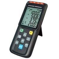 Hand Held Four Channel Multi Thermocouple Bluetooth Datalogger